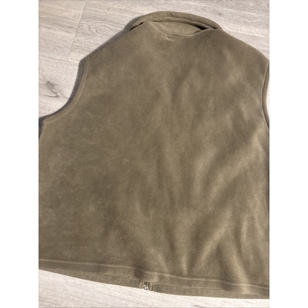 Columbia Fleece Vest Mens Size XXL Tan Brown - Picture 5 of 5